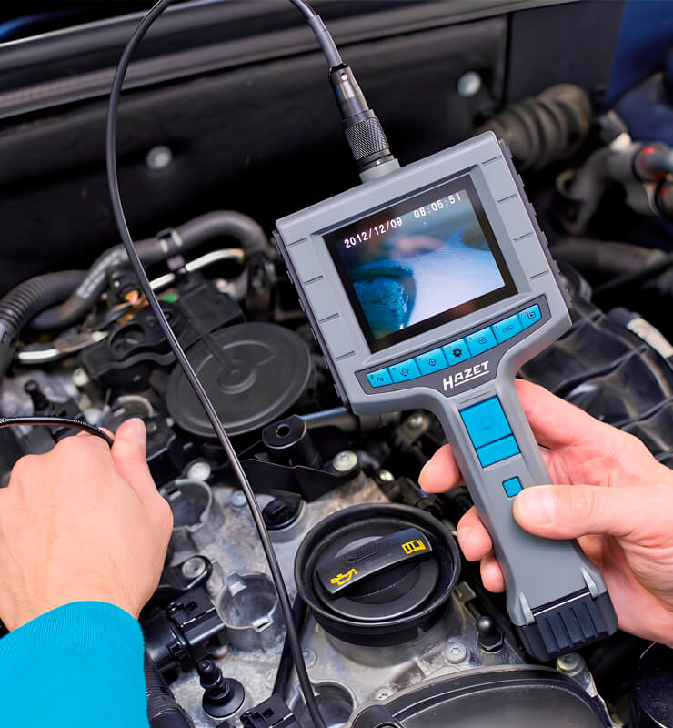 Проверка двигателя эндоскопом